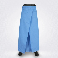 Denim Blue  Plain Cotton Lungi
